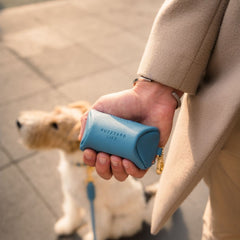 FuzzYard Life Atelier Walk Set (Collar + Lead + Poop Dispenser) - French Blue - Special Price