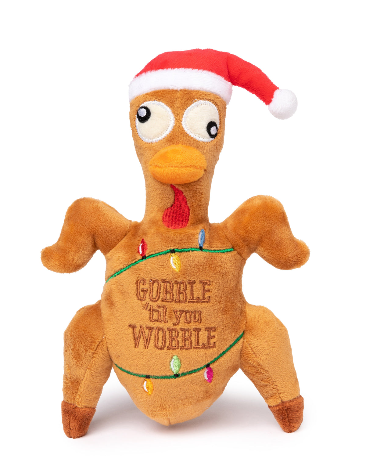 Gobble Til You Wobble Turkey Dog Toy