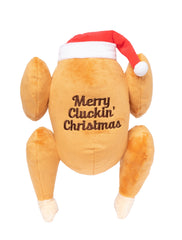 Merry Cluckin’ Christmas L Dog Toy