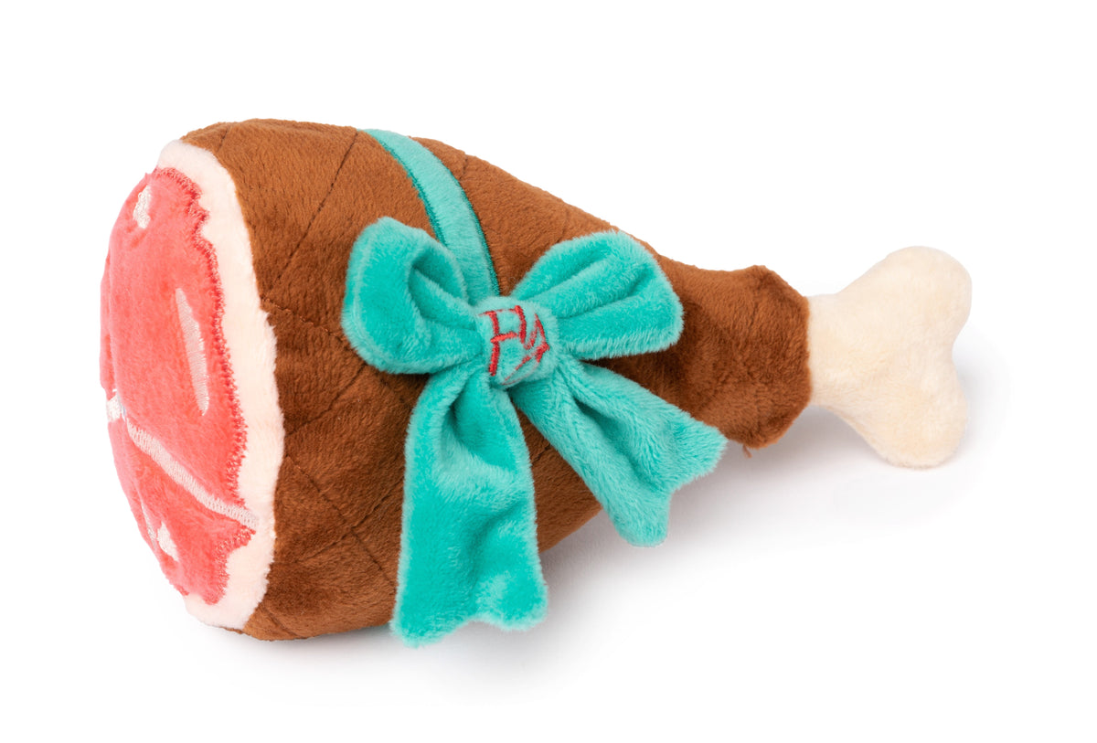 Humble Holiday Ham Dog Toy