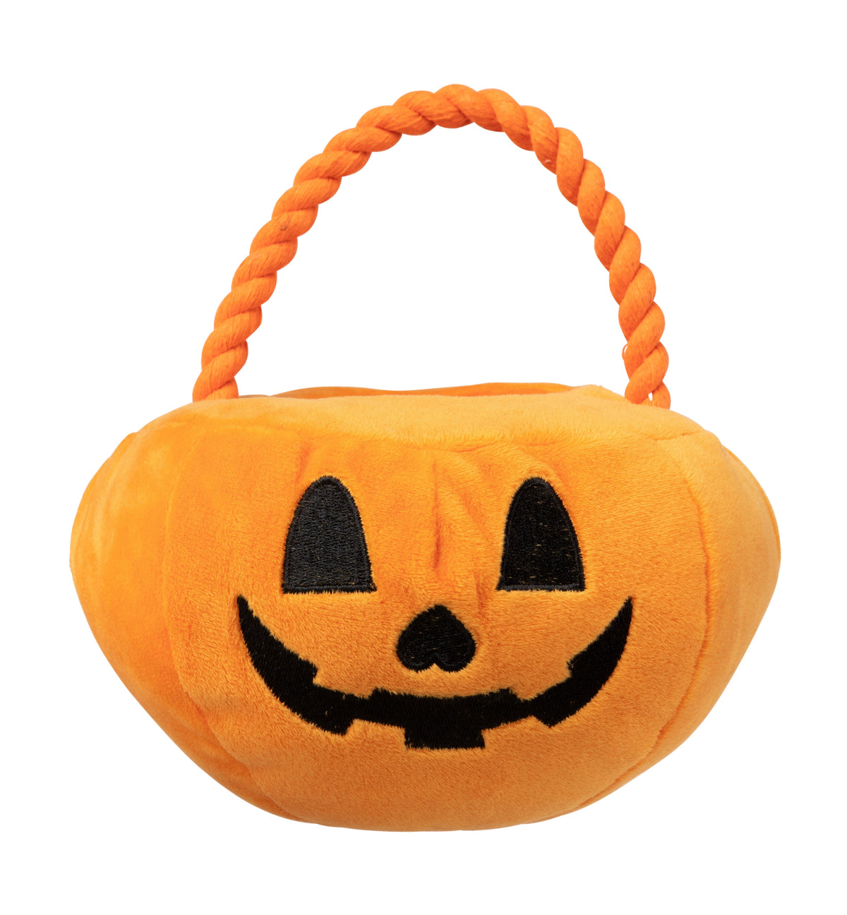 Trick or Treat Pumpkin Basket Dog Toy