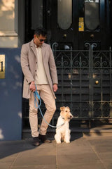 FuzzYard Life Atelier Dog Rope Lead - French Blue