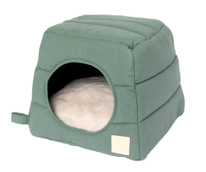 FuzzYard Life Cat Cubby - Myrtle Green
