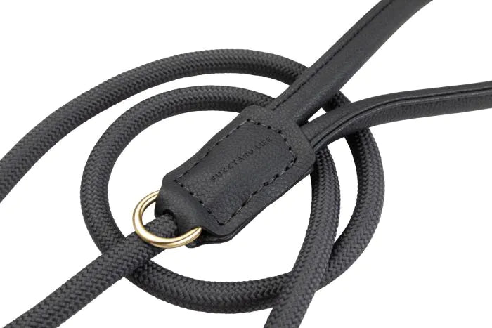 FuzzYard Life Atelier Dog Rope Lead - Slate Grey