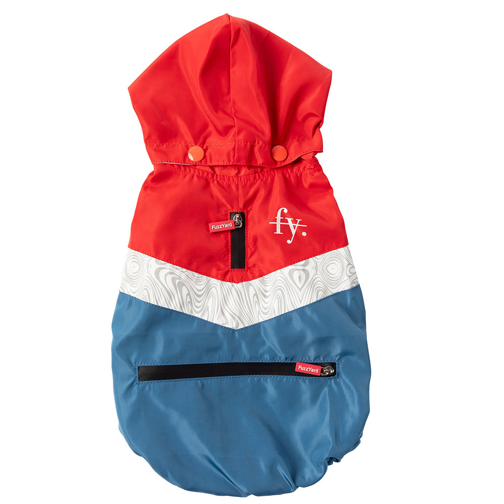 The Seattle Raincoat - Red & Blue - SPECIAL OFFER!