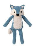 FuzzYard Life Corduroy Cuddler Fox Dog Toy - French Blue